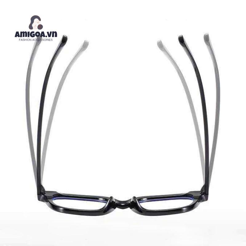 Mắt Kính Gọng Vuông Màu Xanh Dương Thời Trang Sang Trọng