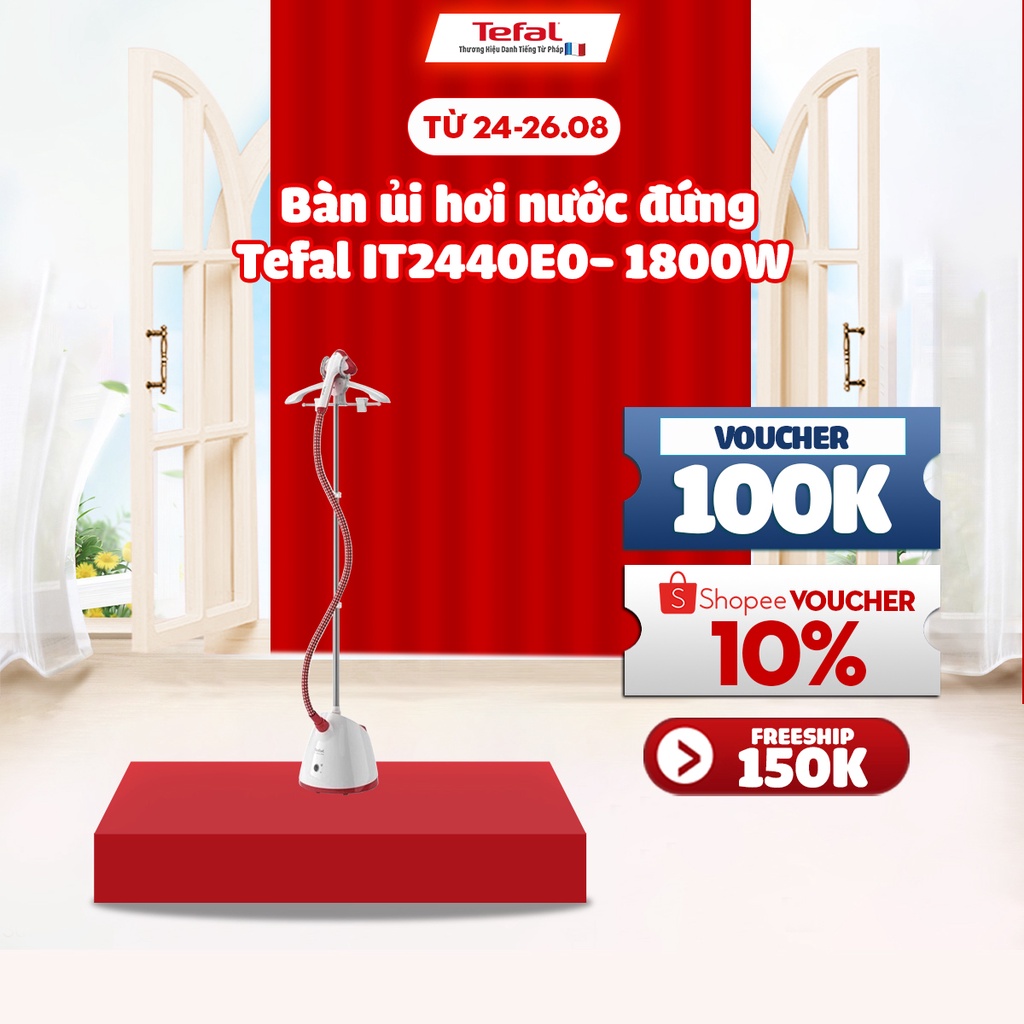 Bàn ủi hơi nước đứng Tefal IT2440E0- 1800W - Gian hàng chính hãng - BH 2 năm