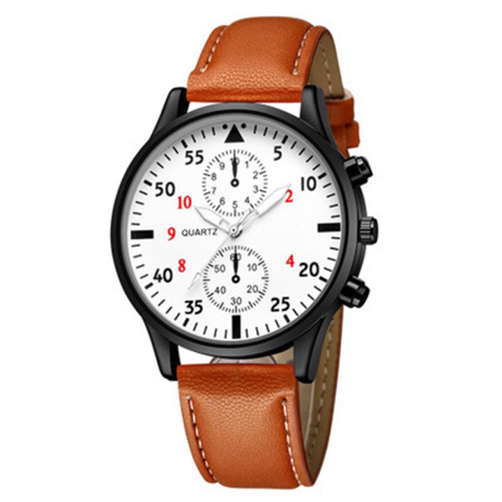 Đồng Hồ Nam Geneva23 Dây Da Thời Trang Phong Cách Hàn Quốc Cực Đẹp