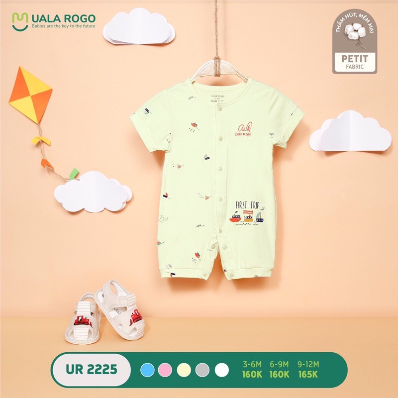 body cộc. bé trai bé gái giao thông UALAROGO (3m-12m)