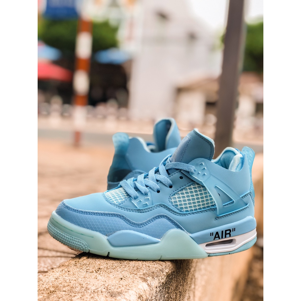 [ TẶNG Tất Cao Cấp - Giày S.Cấp]ZinVG Giày Jordan 4 Trắng Sữa, Giày Sneaker JD4 Thời Trang Nam Nữ Full Box