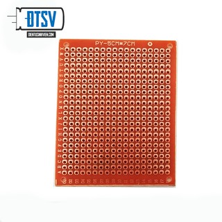 Phíp Đồng Đục Lỗ 1 Mặt PCB ( Nâu )