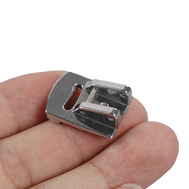 [funnyhouse]Sliver Rolled Hem Curling Sewing Presser Foot For Sewing Machine Singer Janome