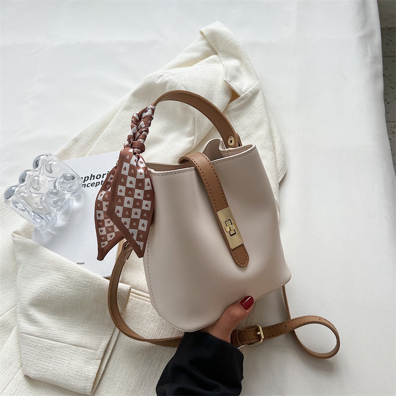 Túi Xách bucket Đeo Vai Thời Trang Thu Đông Phong Cách retro Mới