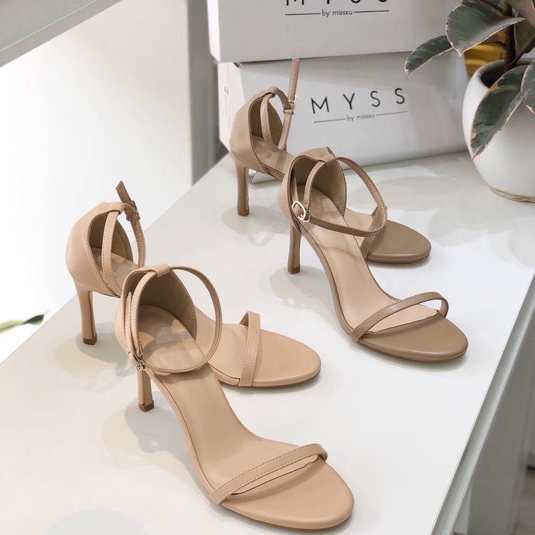 Giày sandal nữ 7cm quai mảnh bít gót thời trang MYSS - SD101