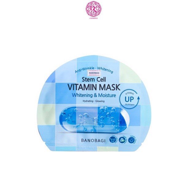 Mặt nạ dưỡng sáng da Banobagi Stem Cell Vitamin Mask (1 Miếng Lẻ)