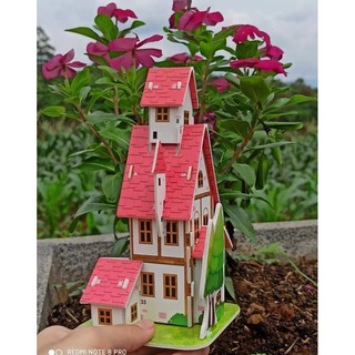 Mô hình lắp ráp nhà 3D cho bé