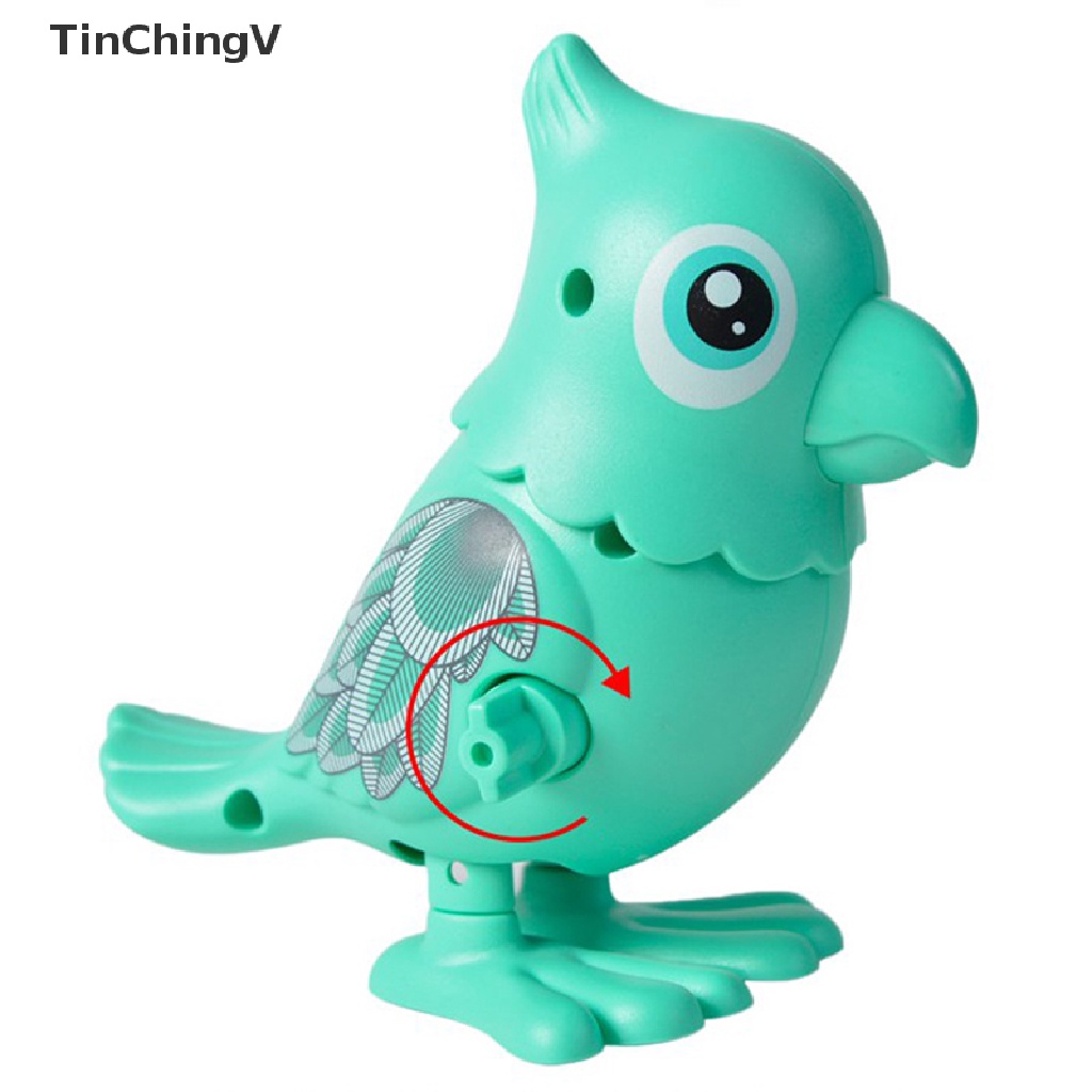 1 Đồ Chơi Lên Dây Cót Hình Chú Vẹt Đáng Yêu Cho Bé