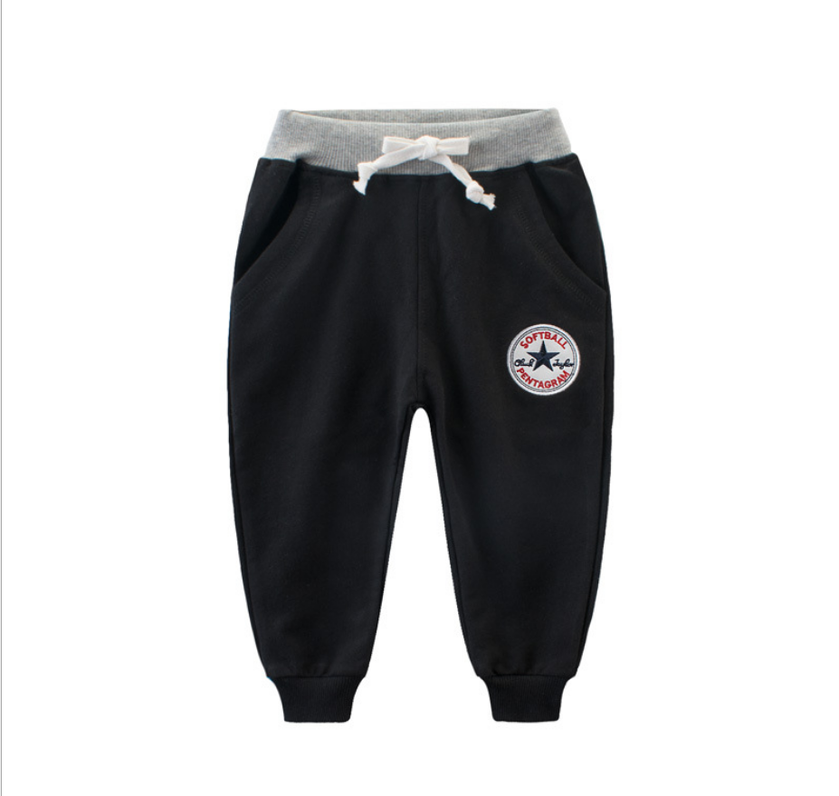 Children’s Pants Sweatpants Double Pocket Design Ready Stock