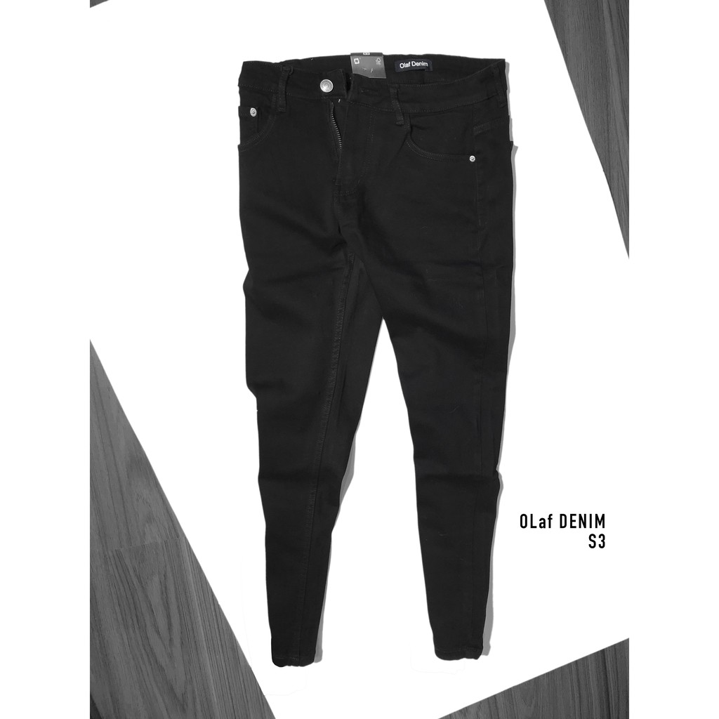 Quần Jean Nam Màu Đen KHÔNG RÁCH, TRƠN Có Thể Đi Làm Và Đi Chơi,  ĐơnGiản Mà Đẹp MS S3 | BigBuy360 - bigbuy360.vn