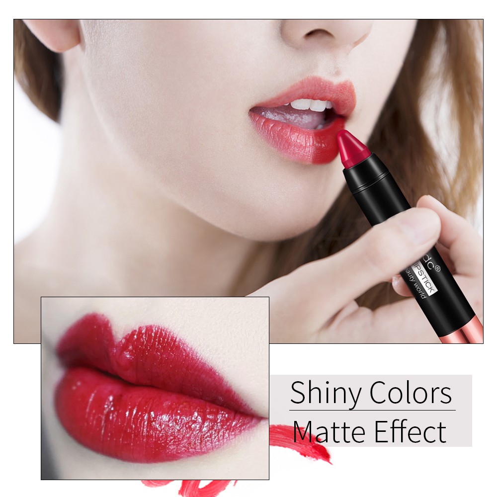 ibcccndc 12 Colors Velvet Matte Lipstick Long Lasting 3.4g