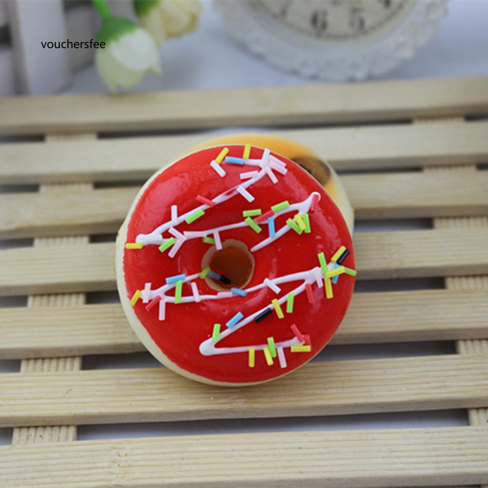Đồ chơi bóp mềm hình bánh donut giảm căng thẳng cho trẻ và người lớn