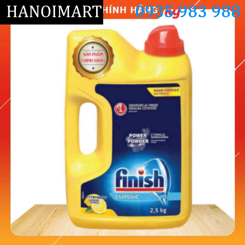 Bột rửa bát Finish 3kg chính hãng