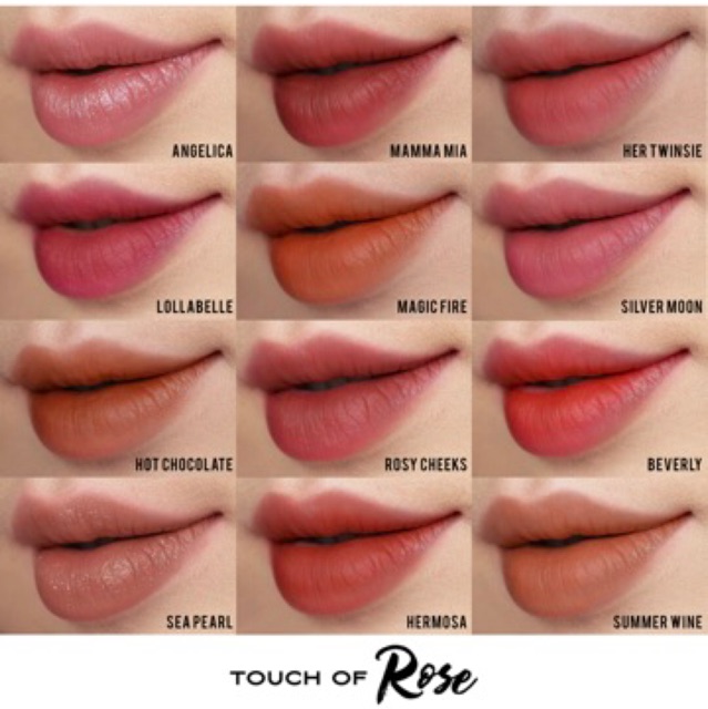 (CÓ SẴN) Son kem lì OFELIA TOUCH OF ROSE | Thế Giới Skin Care