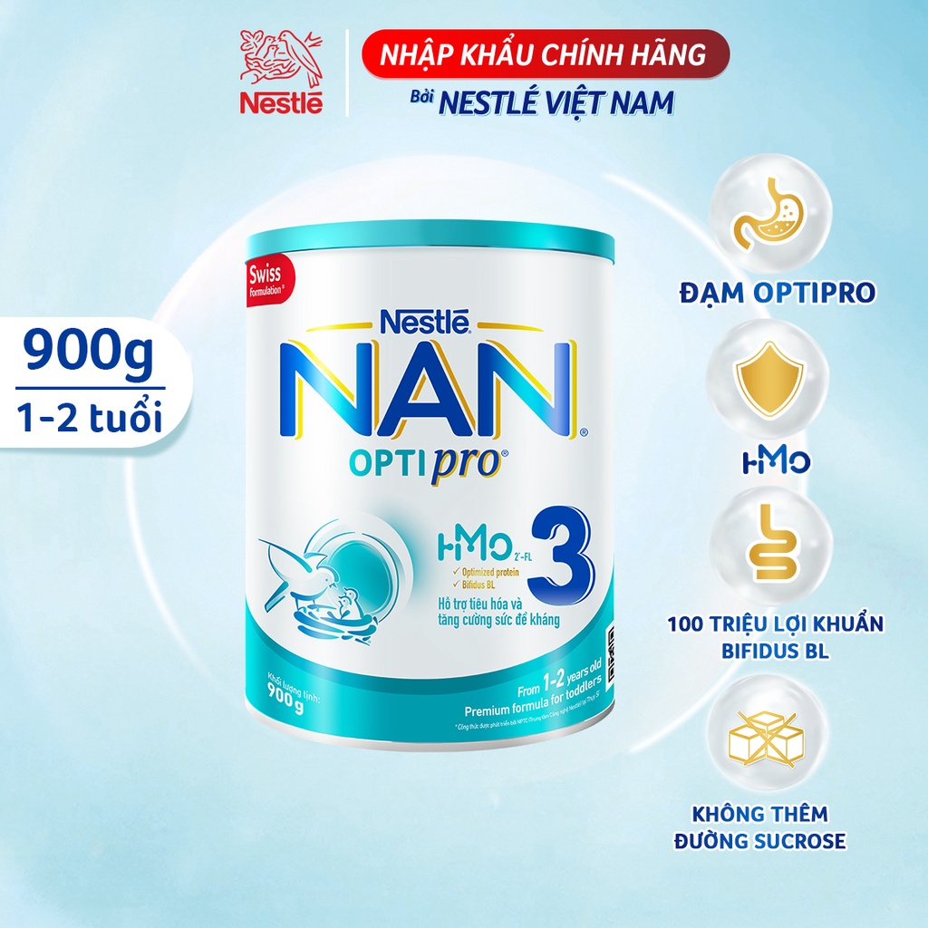 Sữa Bột Nestle NAN OPTIPRO 3 HMO 900g