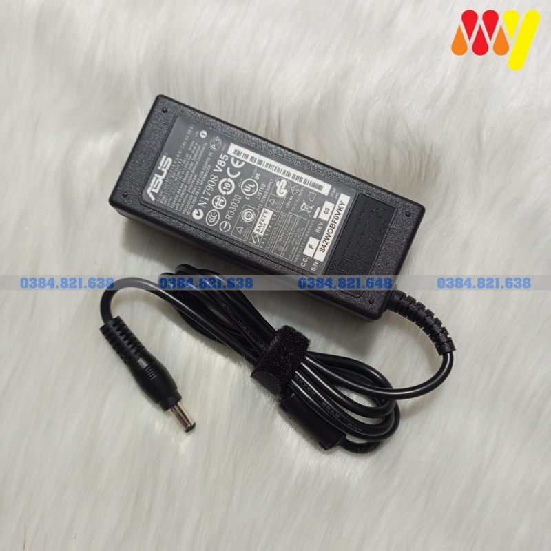 Sạc Laptop Asus 65W 19V - 3.42A đầu cắm 5.5mm*2.5mm New 100%. Bảo hành 12 tháng đổi mới