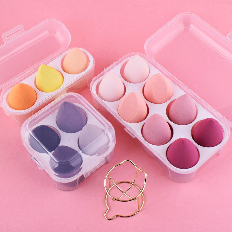 (Hàng Mới Về) Giá Đỡ Mút Trang Điểm Hình Trứng Bằng Kim Loại Tiện Dụng | BigBuy360 - bigbuy360.vn