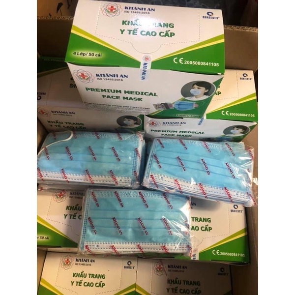Khẩu trang y tế 4 lớp Khánh An (Hộp 50 cái) | BigBuy360 - bigbuy360.vn
