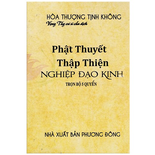 Sách - Bộ 5 Quyển Phật Thuyết Thập Thiện Nghiệp Đạo Kinh