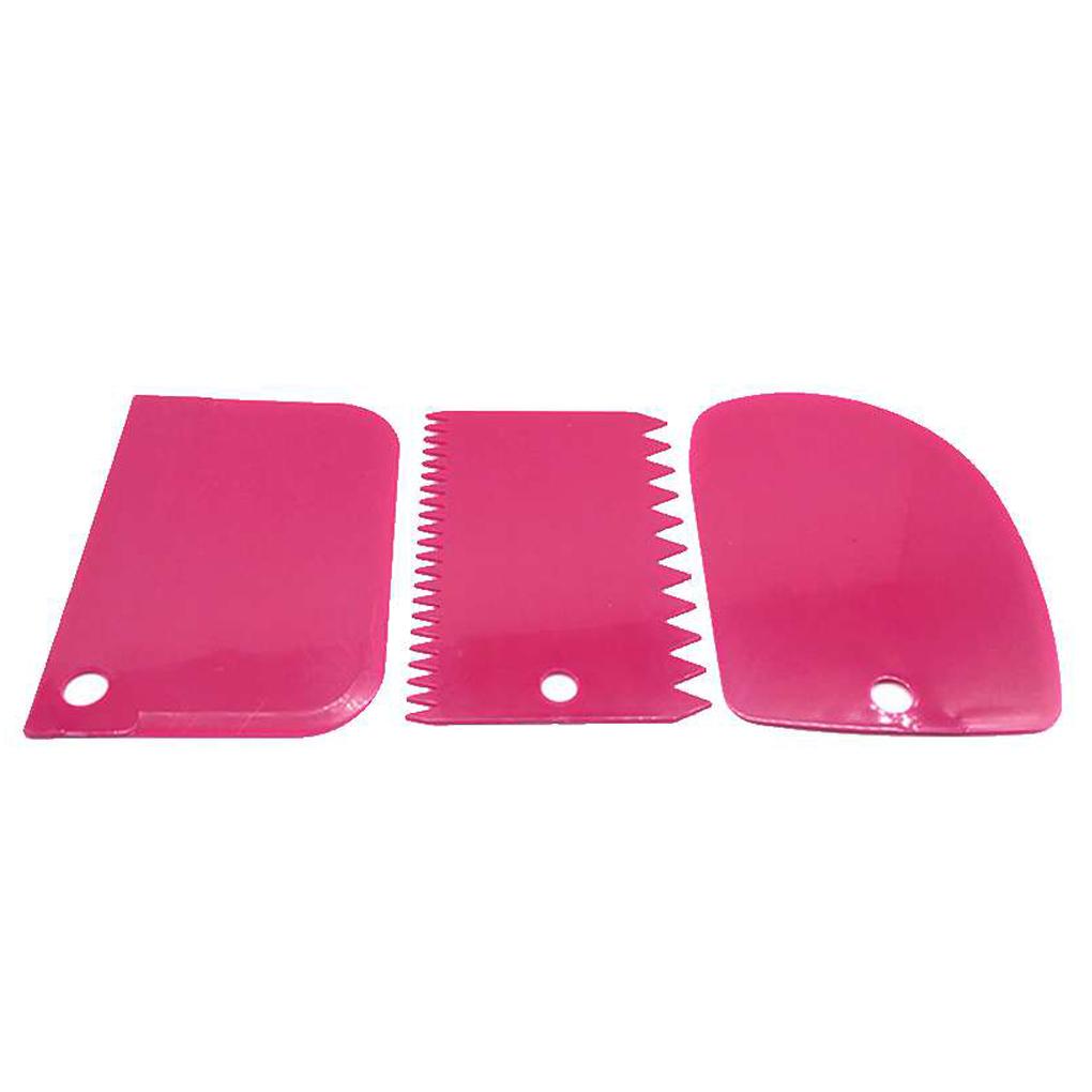 Set 3 Dụng Cụ Làm Nhẵn Mặt Bánh Bằng Nhựa Tiện Dụng