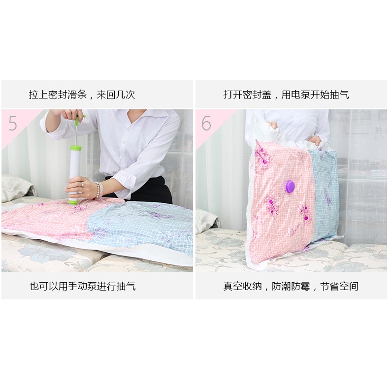 Túi Hút Chân Không Đựng Quần Áo Chăn Màn Mền