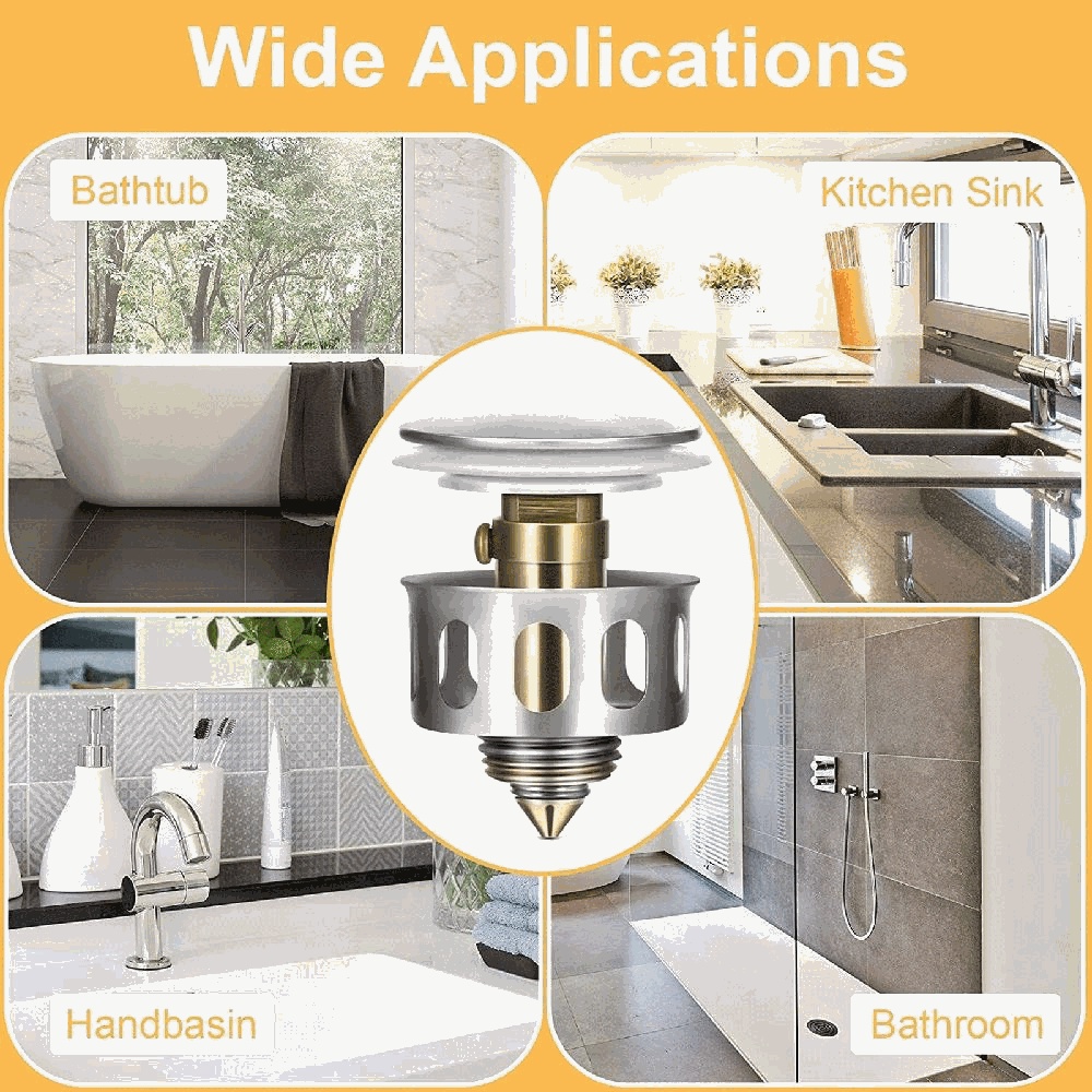 Nút Chặn Lỗ Thoát Nước Bồn Rửa Mặt Tiện Dụng