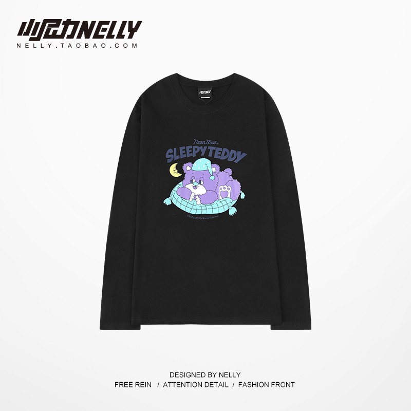 (CÓ SẴN) Aó thun dài tay Nelly : Mẫu SLEEPY TEDDY | BigBuy360 - bigbuy360.vn