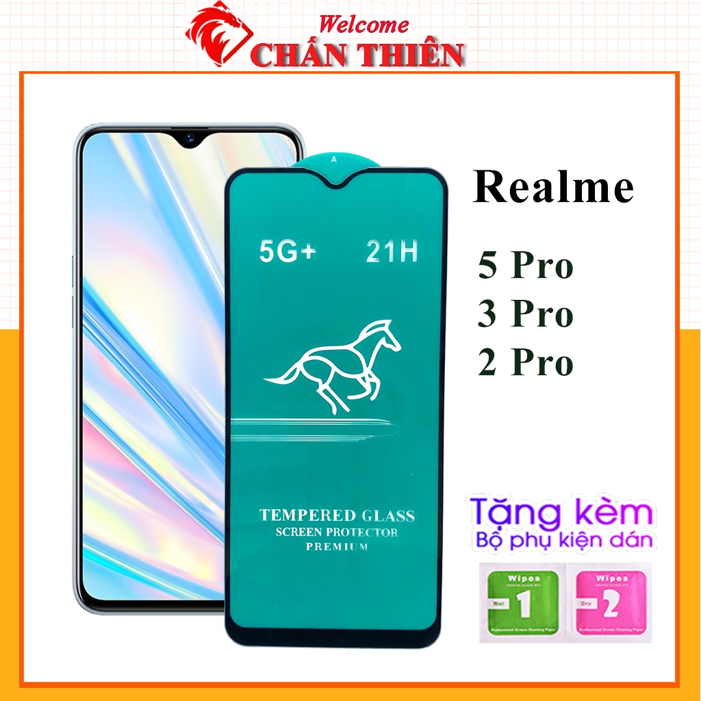 Cường lực realme 5 Pro 7 pro 8 pro 9pro c21 c21y c31 c33 c25s q2 pro q5 pro narzo 50 GT neo full màn tổng hợp Kính [OG]