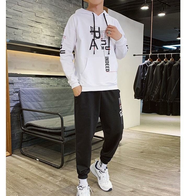 Bộ vest nam dài tay Phiên bản Hàn Quốc của đồ thể thao trẻ trung đẹp trai dành cho học sinh THCS