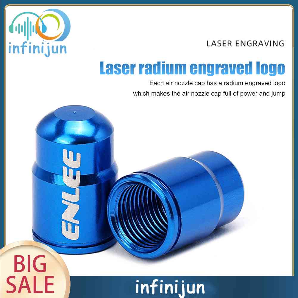 2 Nắp Van Bánh Xe Đạp Bằng Hợp Kim Nhôm Chống Gỉ