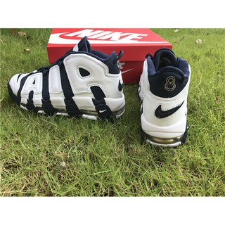 [ SALE 50% + FREE SHIP ] Giày Air More Uptempo White Blue