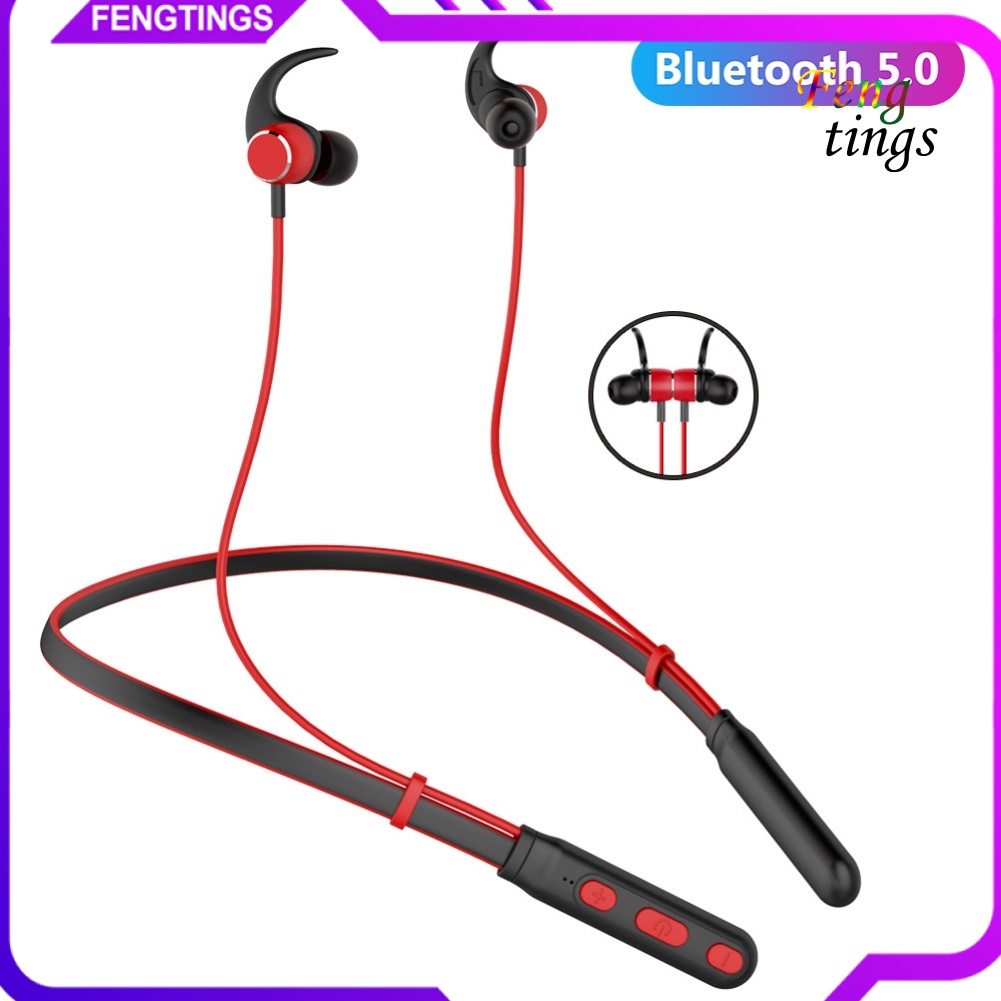 【FT】H01 Sports Neckband Wireless Bluetooth Earphone Heavy Bass Stereo Headphone