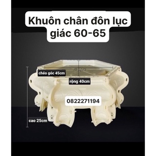 Khuôn đúc chân đôn lục giác 60 - 65