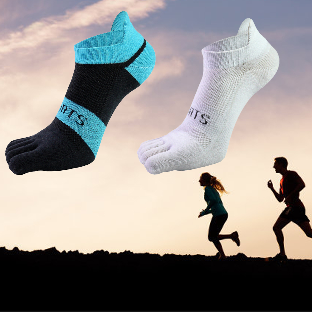 Tất cotton xỏ ngón thoáng khí chống trượt thời trang cho nam