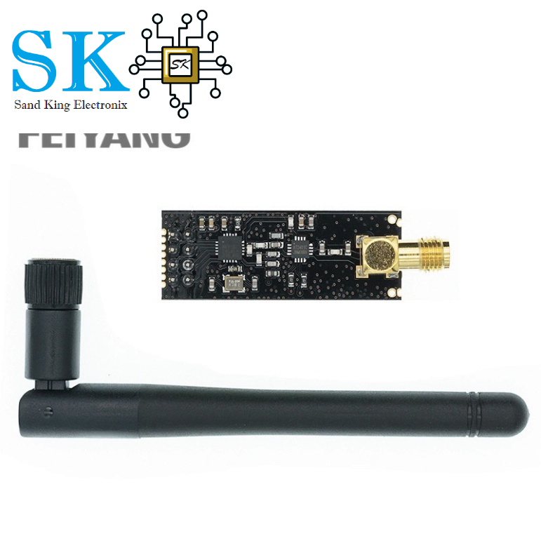 Mô đun truyền tín hiệu không dây Tzt Nrf24L01 2.4g / Nrf24L01 RF24L01+PA+LNA có anten khoảng cách 1100m