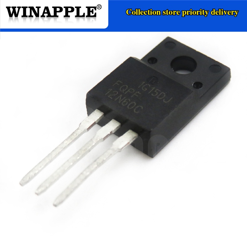 Bộ 10 linh kiện điện tử Fqpf12N60C 12n60c 12n60 To-220F chuyên dụng