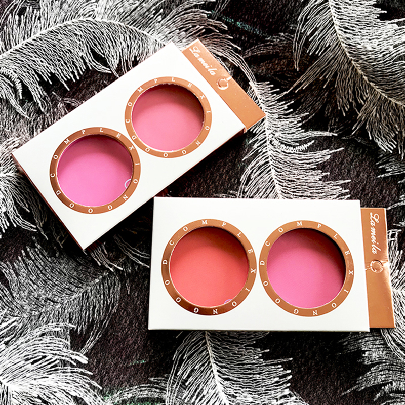 Phấn má hồng siêu mịn Lameila hộp 2 ô màu hot trend phấn má-URBLMLSH | BigBuy360 - bigbuy360.vn