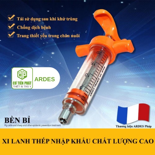 Xi lanh tiêm lợn, bơm tiêm nhựa ARDES cao cấp