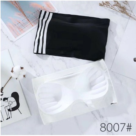 Áo Bra Quây Đúc Su Trơn Không Dây kẻ sọc 8007