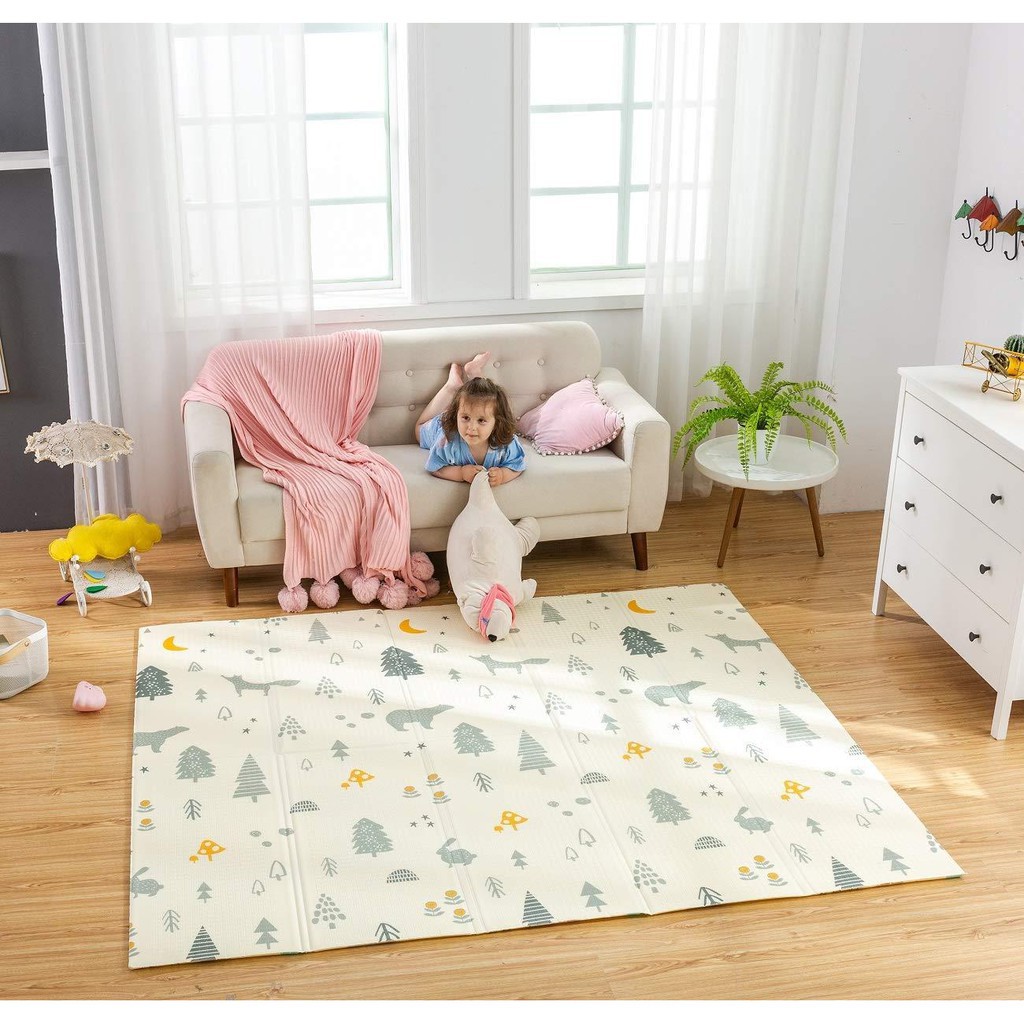 Thảm xốp hai mặt gấp gọn cho bé size 1m8x2m