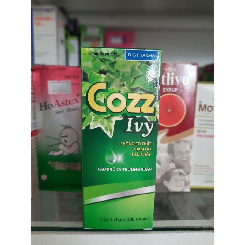 Siro ho Cozz Ivy DHG chai 100ml ⚡ CAM KẾT CHÍNH HÃNG ⚡ Siro uống giảm ho tiêu đờm an toàn và hiệu quả