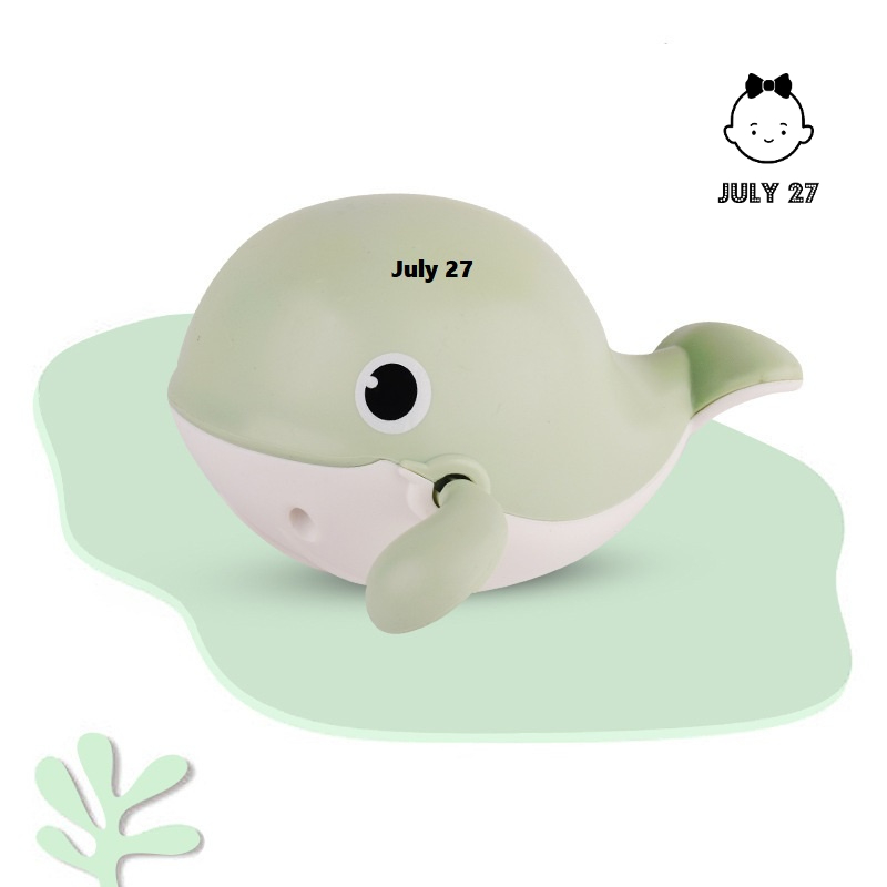 Cá Heo Bơi Lội, Đồ Chơi Thả Bồn Tắm, Cá Heo Bơi Vặn Cót Dễ Thương Cho Bé Yêu  - July 27