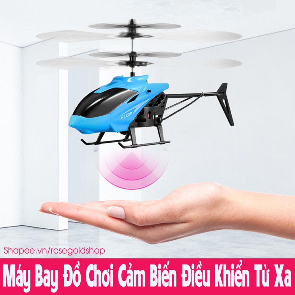 Máy Bay Trực Thăng Đồ Chơi Cảm Biến Hồng Ngoại Điều Khiển Từ Xa, Có Đèn, Kèm Cáp Sạc