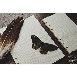 60 tờ ruột giấy sổ còng bullet journal A5/A6 6 lỗ