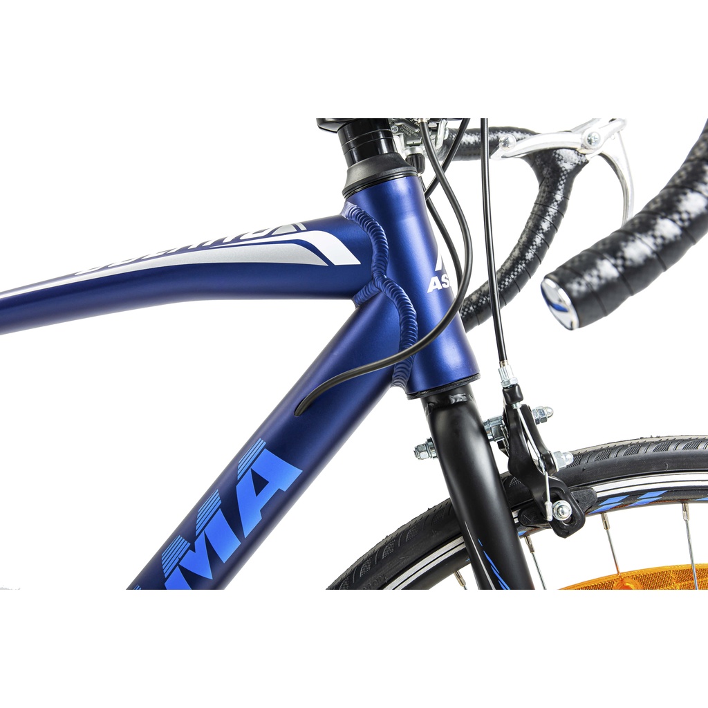 Xe Đạp Đua Asama RB SL2804 Tay Cong Tặng ngay bình nước giá đỡ bình nước