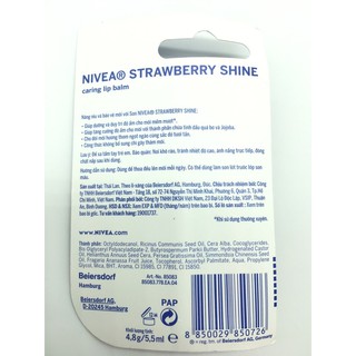 SON DƯỠNG MÔI KHÔNG MÀU NIVEA