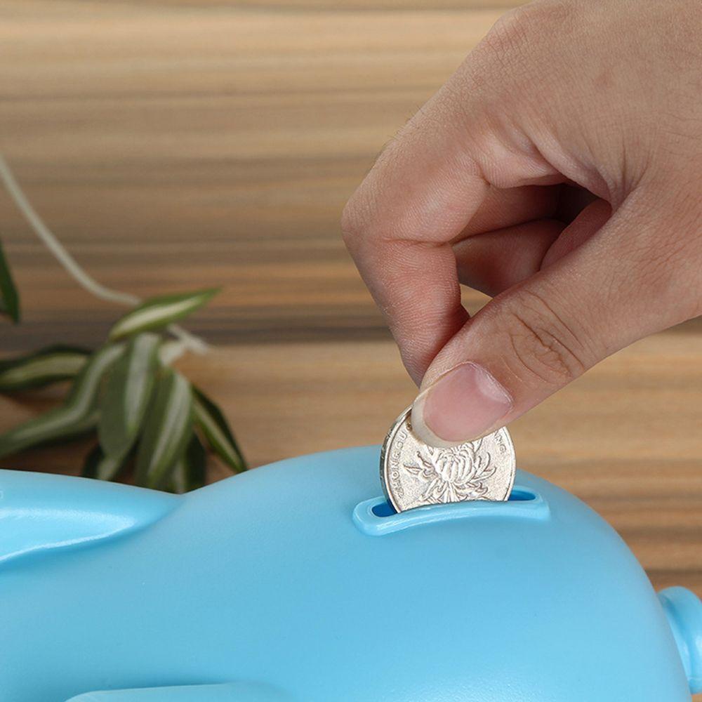 Ống Heo Tiết Kiệm Tiền Bằng Nhựa PP Hình Động Vật Dễ Thương Để Bàn Trang Trí