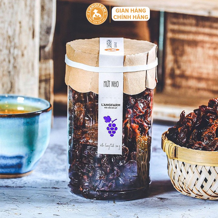 Mứt nho L'angfarm hũ 200g Hương vị tự nhiên, độ ngọt vừa phải.