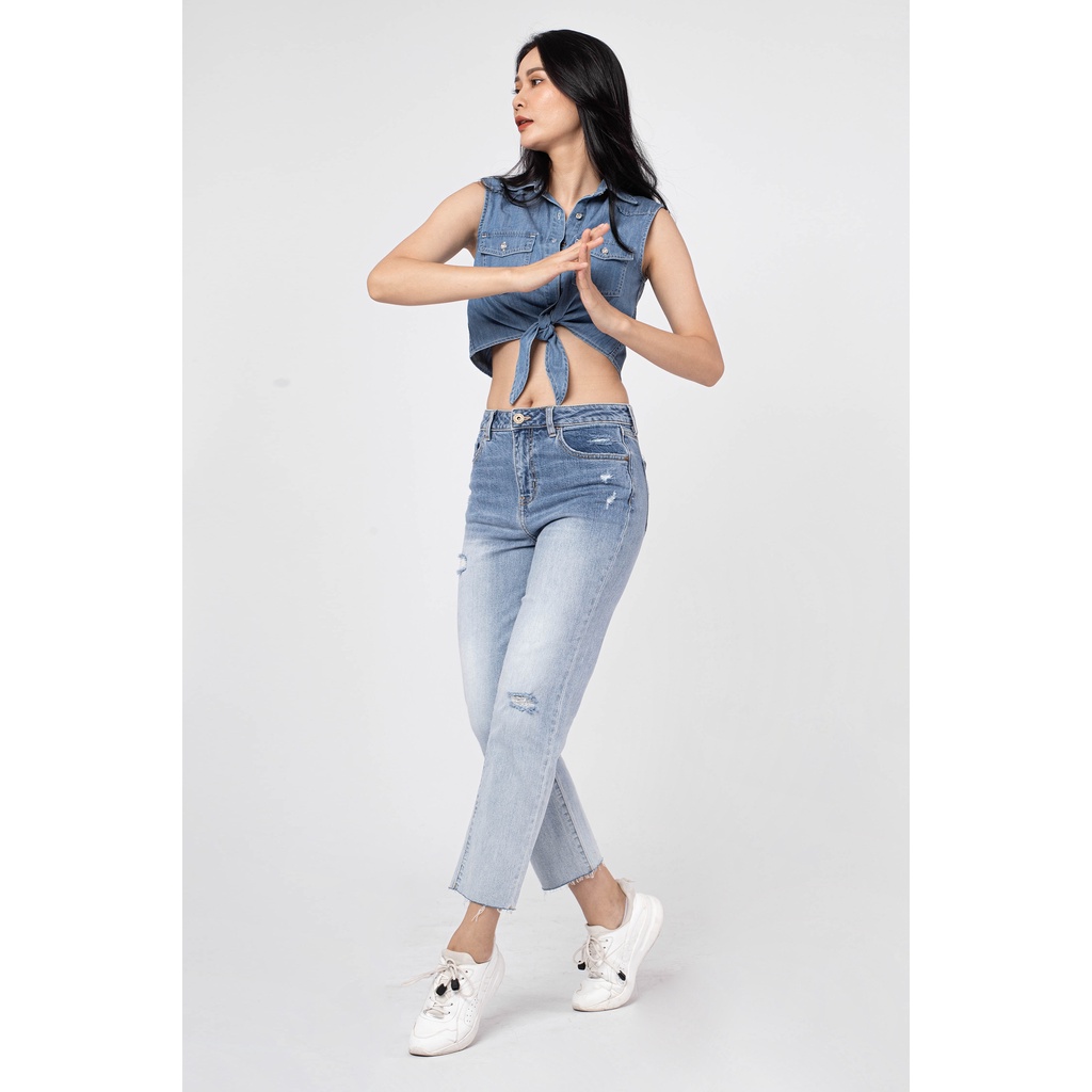 Quần jeans lửng nữ dáng đứng V-SIXTYFOUR - 121WD2093F1930