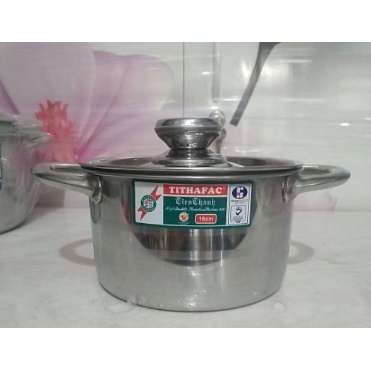Nồi inox Tithafac Size lớn sử dụng được bếp từ,bếp ga,hồng ngoại size 32-->40cm